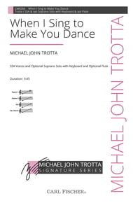 When I Sing to Make You Dance SSA choral sheet music cover Thumbnail
